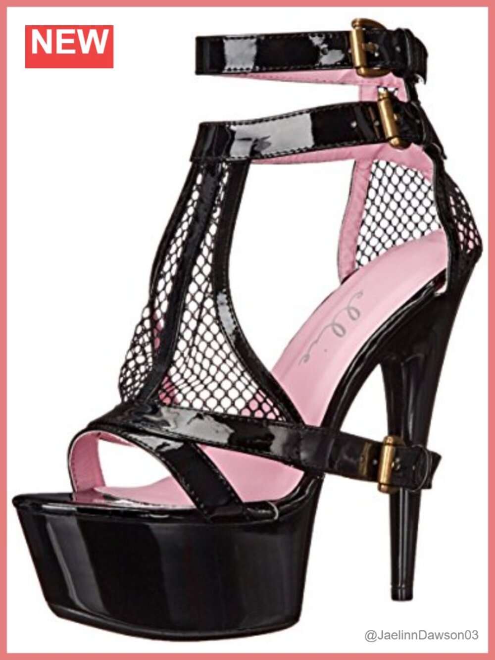 Women's Ankle Boots Platform Heels Buckle Strap Rhinestone